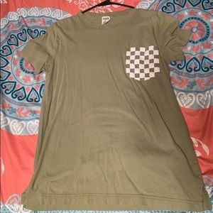 PINK green shirt : Small